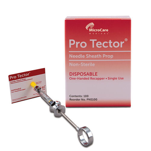 Pro Tector Needle Sheath Prop Needle Sheath Prop, 100/Box Dental