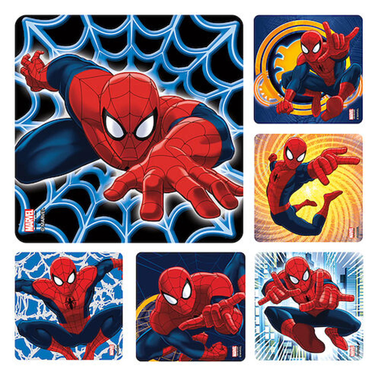 Assorted Stickers Spiderman, 100/Roll, PS468 - Dental Wholesale Direct