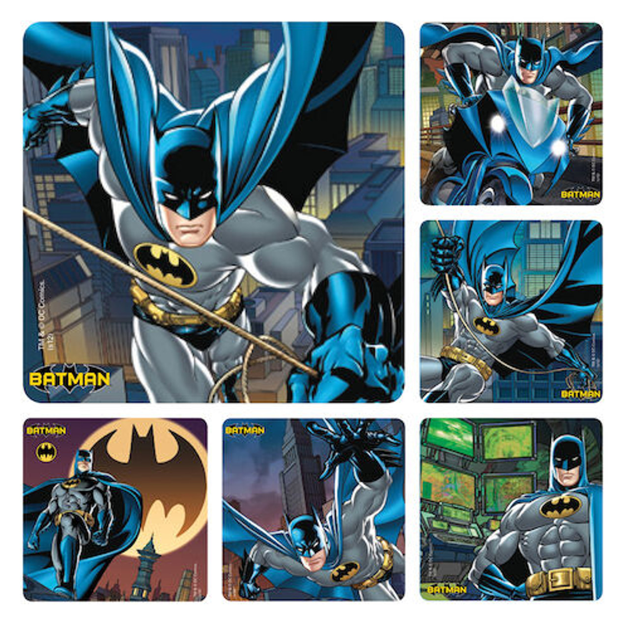 Assorted Stickers Batman Comic, 100/Roll, PS551 - Dental Wholesale Direct