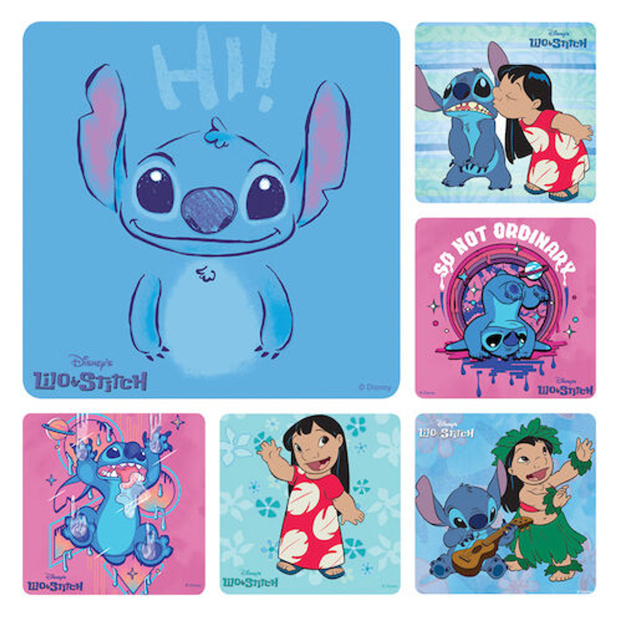 Disney Stickers Lilo & Stitch Stickers, 100/Roll, PS732 - Dental Wholesale  Direct