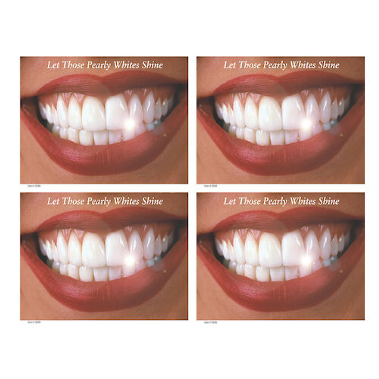 Let Those Pearly Whites Shine Postcard Laser Smile w/Teeth Postcard,  200/Pkg., RC3239