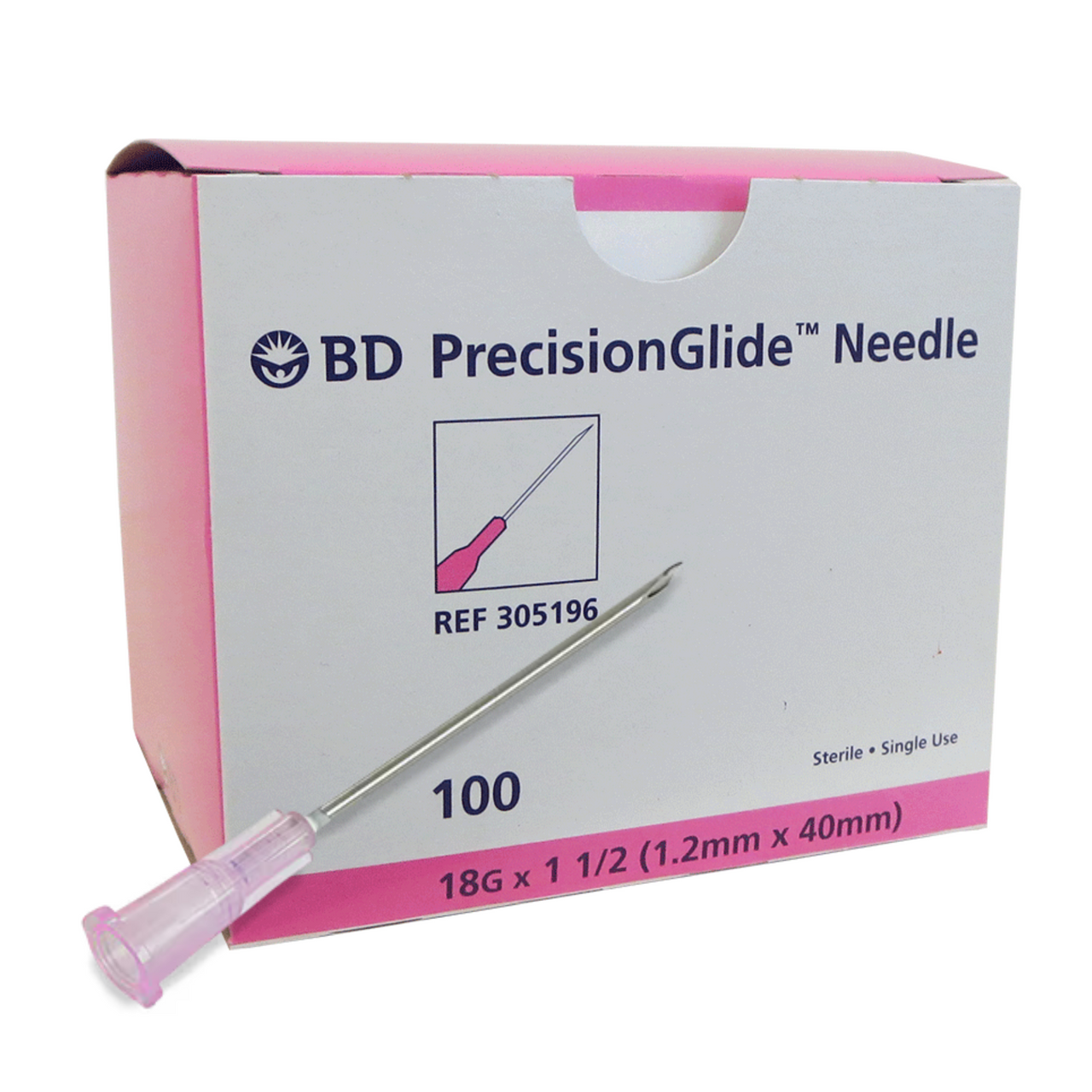PrecisionGlide Hypodermic Needle 18Gx1-1/2