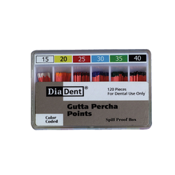 Non-Marked Gutta Percha Accessory Sliding Package #L, 100/Box