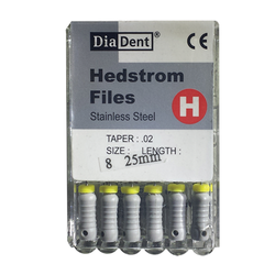 H-Files 25mm #70  6/Pk (Diadent)