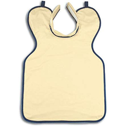 Lead Apron. Adult Size with Collar Blue