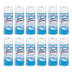 Lysol Disinfectant Spray, Crisp Linen (12oz/350g) Sprayer Bottle, Case of 12