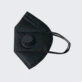 Black KN95 Respiratory Masks 10/Box *** WITH VALVE ***