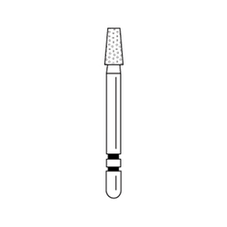 Two Striper Diamond 708.4 Flat End Taper Coarse 5/Pk