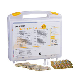 3M RelyX Fiber Post Introductory Kit. Kit contains: 15 total posts, 5 of each
