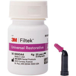Filtek A4 Capsules 0.2 g, 20/Pack. Universal Composite Restorative, Light Cure