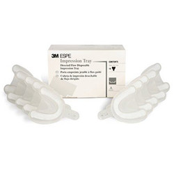 Directed Flow Rigid Disposable Impression Tray, 10/Pk, With Built-In Reservoir