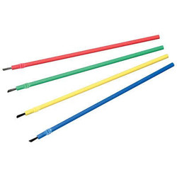 3M ESPE Bendable Applicator Brushes, 120/Box, 30 of each: Blue, Green, Yellow