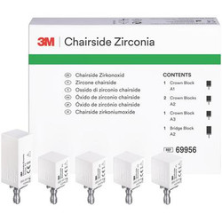 Chairside Zirconia Introductory Kit for CEREC: 4 x 20mm crown blocks