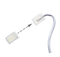 Almore Saliva Ejector Foam Tips, box of 100 Tips