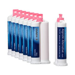 MARK3 VPS Alginate alternative, Fast set, Mint flavor, 8 x 50ml Cartridges per Box.