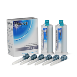 MARK3 Max Bite Mint Chocolate Chip Bite Registration, Fast Set, 2 x 50 mL Cartridges