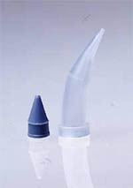 Centrix Tubes and Plugs 100/Pk Medium Viscosity Separate Clear Tube and Gray
