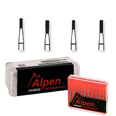 Alpen FG #245 Amalgam Preparation Carbide Bur, clinic pack of 100 burs