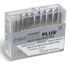 TMS Link Plus L-722 Minim Silver, Bulk .021' / .525 mm Gold-Plated stainless