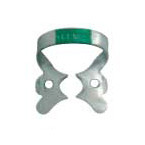 Hygenic Fiesta Color Coded Clamps. #2A (green) winged metal dam clamp