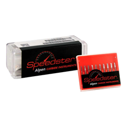 Alpen/Speedster FG #1557G Round End Cross Cut Fissure Carbide Bur, Package