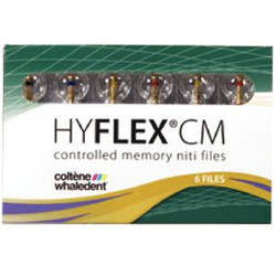 HyFlex CM NiTi Files .04 taper 31mm #15. Pack of 6. Controlled Memory NiTi Files