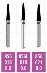Alpen x1 FG #856L.018 Fine Grit, Round End Taper, Single Use Diamond Bur