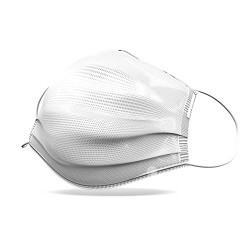 Repel Anti-Fog Earloop Mask PEARL SILVER 50/Box. 4-Ply