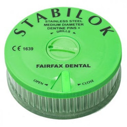 Stabilok Economy Kit, Stainless Steel, Green, 0.27, 100 Pins & 5 Drills