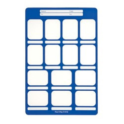 Perfect Pocket Film Mounts Vinyl/Blue 8 Horizontal, 6 Vertical, Size 2, box