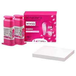 GC FujiCEM 2 Refill: 2 - 13.3 Gm. Cartridges and #22 Mixing Pad