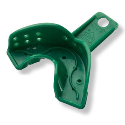 COE Spacer Trays #32D Green Perforated Anterior Plastic Impression Tray