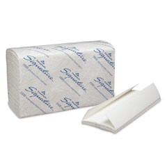 Signature 2-Ply Premium C-Fold Paper Towel, White 10.1' x 13.2', Case of 1440 Towels