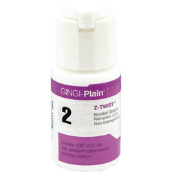 Gingi-Pak MAX Z-Twist Gingi-Plain MAX Z-Twist Weave - #2 Medium Plain, 100%