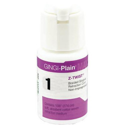Gingi-Pak MAX Z-Twist Gingi-Plain MAX Z-Twist Weave - #1 Thin Plain, 100%