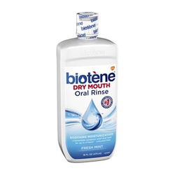 Biotene Dry Mouth Oral Rinse, Fresh Mint, Case of 8 - 16 oz. bottles