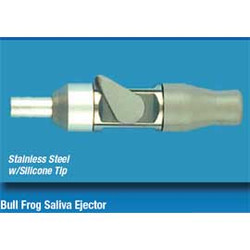 Hager Worldwide Saliva Valve Swivel Adapter and Rubber Gray Tip, Autoclavable