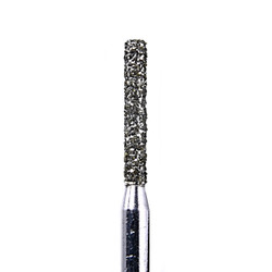 House Brand FG 837.012C Cylinder Flat End, Coarse Grit Diamond Burs, 10/Pk