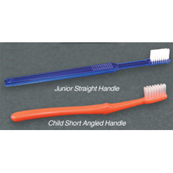 House Brand Child Toothbrushes, 23 tufts tapered head, Soft, End-Rounded