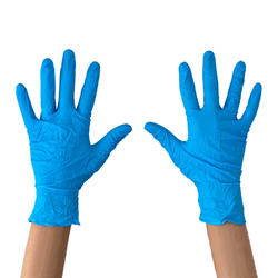 House Brand Disposable Nitrile Gloves, Medium, Powder Free, 1000/Case