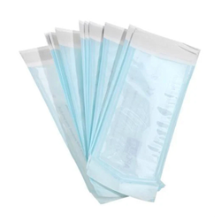 House Brand 5.25' x 11' self-sealing paper/poly film sterilization pouch