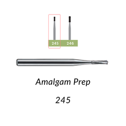 Carbide Burs. FG-245 Amalgam Prep, 10 pcs.