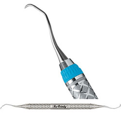Hu-Friedy #15/16 double end Gracey curette with #6 Satin Steel Handle