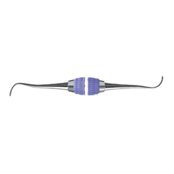 Hu-Friedy #7/8 double end Younger/Good curette with #6 Satin Steel Handle
