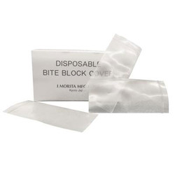 J. Morita Bite Block Covers 300/Pk. Clear Plastic, Disposable. To reduce