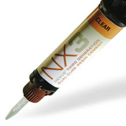 NX3 Dual-Cure Refill - White Opaque shade, 5 g Automix Syringe