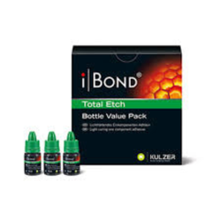 iBond Total Etch Bonding System - Bottle Value Pack, 3 x 4ml Bottles. Etch &