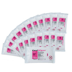 CaviWipesTowelettes *Case of 20* Flat Pack, (7' x 9') 45/Pk.