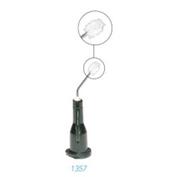 iFlo Pre-bent Needle Dispensing Tips with Micro Brush-Padded End, Stand-out