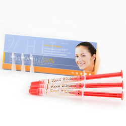 Kool White 20% Carbamide Peroxide Tooth Whitening Gel, 1.2 ml Syringe Bulk Refill Kit, 30/Pk.